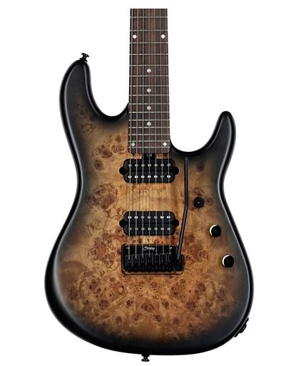 Sterling by Music Man Jason Richardson Cutlass Signature 7-String Electric Guitar Natural Poplar Burst