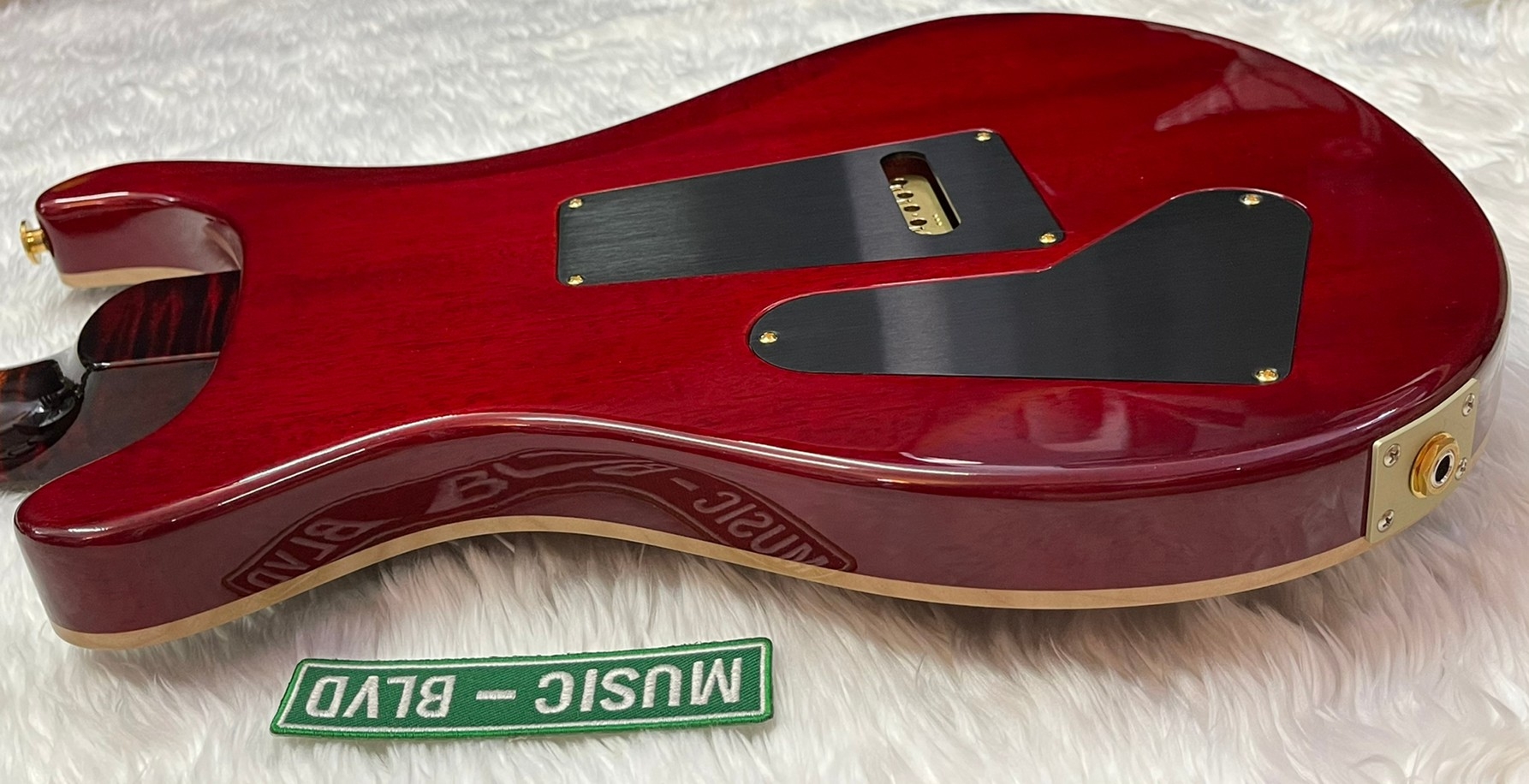 PRS Wood Library 10 Top Special 22 Flame Neck Brazilian Rosewood Charcoal Cherry MB Exclusive