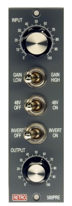 RETRO INSTRUMENTS 500PRE 500 SERIES TUBE MIC PREAMP
