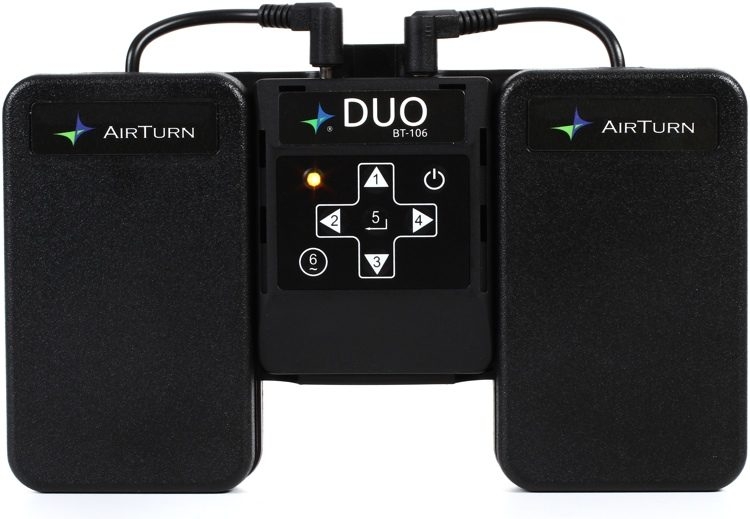 AirTurn Duo BT106 Transmitter with 2 Pedals