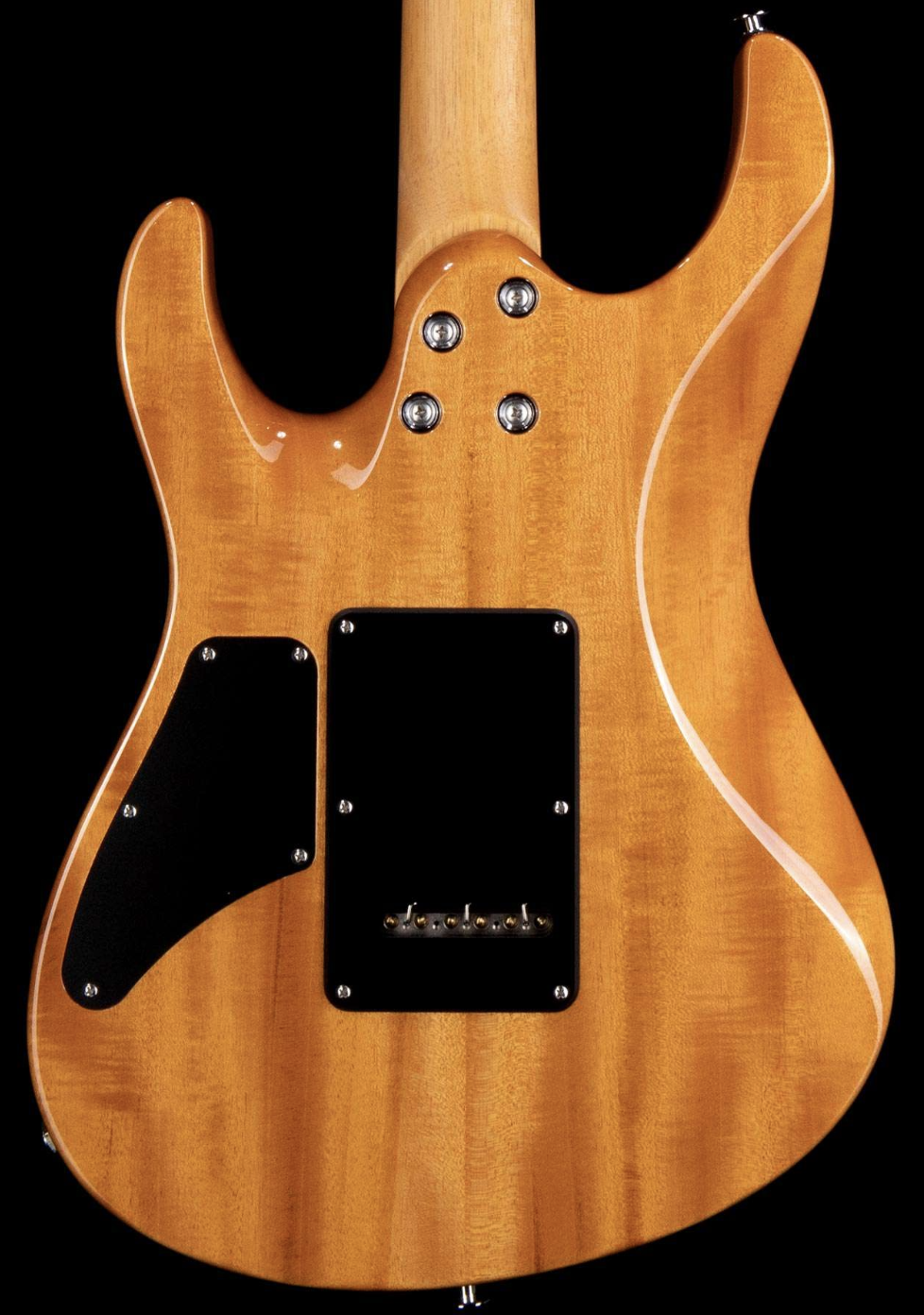 Suhr Custom Modern Quilt Maple Top Indian Rosewood Board Brown Burst