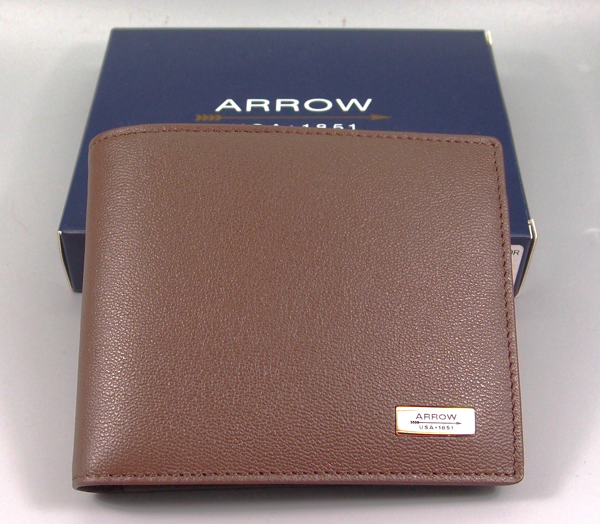 กระเป่าสตางค์ ARROW USA -1851 น้ำตาล ใหม่ แท้