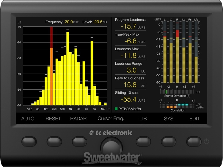 TC Electronic Clarity M Stereo/5.1 Audio Loudness Meter