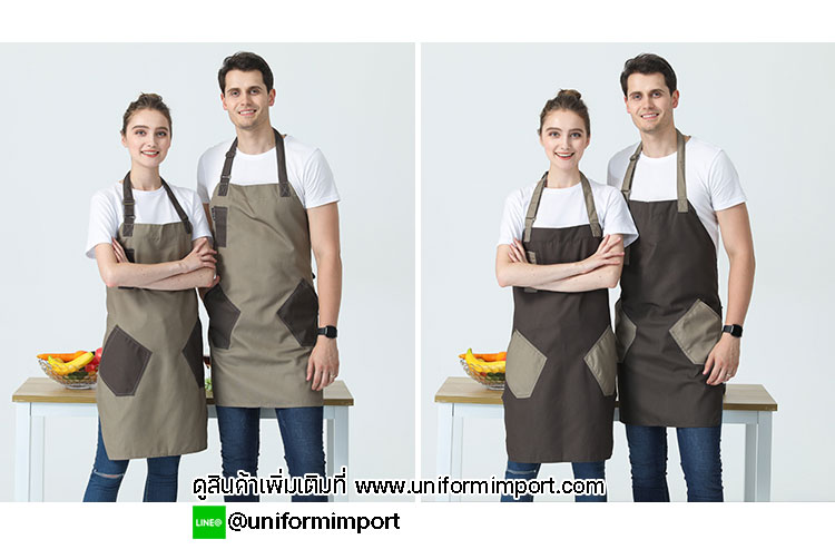 ผ้ากันเปื้อนร้านกาแฟ