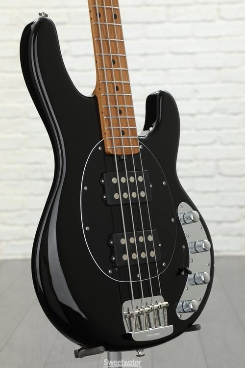 Ernie Ball Music Man StingRay Special 4HH - Jet Black with Roasted Maple Fingerboard