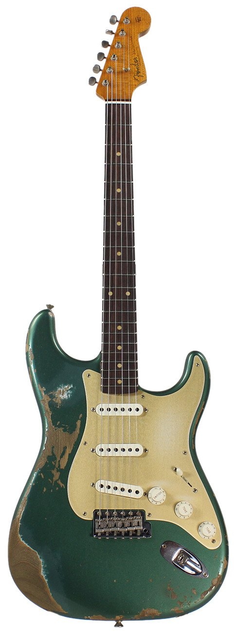 Fender Custom Shop 1959 Heavy Relic Stratocaster - Aged Sherwood Green - NAMM