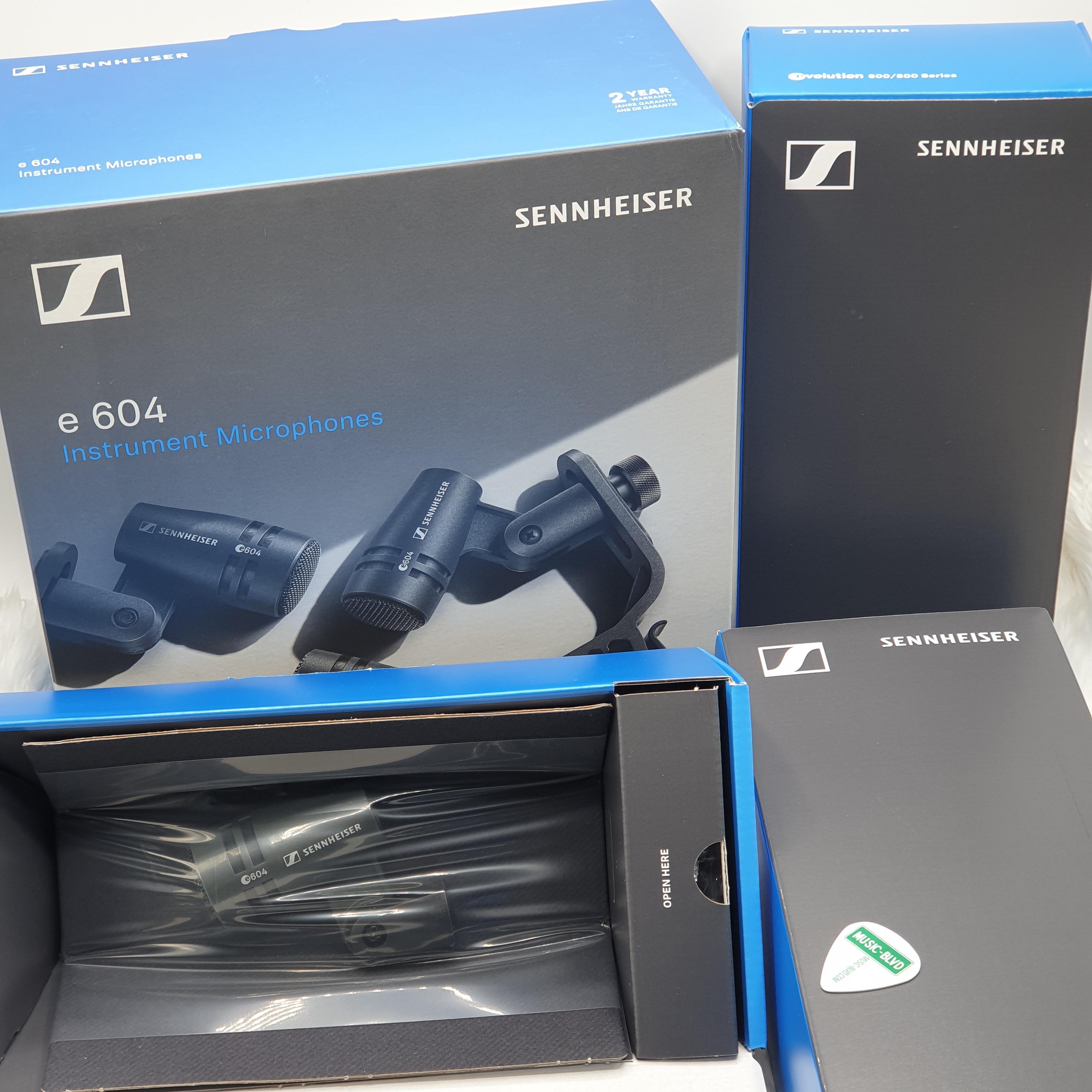 Sennheiser E604 Drum Microphone 3-Pack