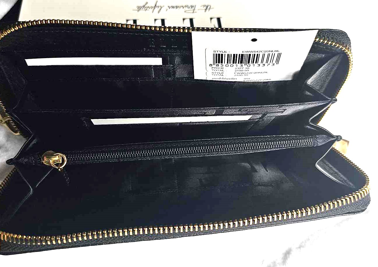 กระเป๋าสตางค์ ELLE ดำ ใหม่ แท้