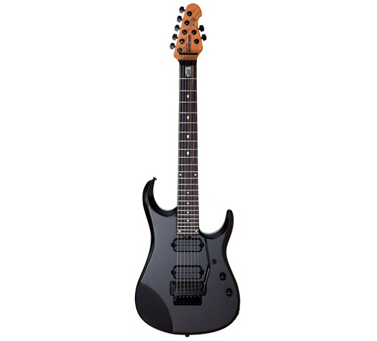 Ernie Ball Music Man JP16 7-String Ebony Fingerboard Electric Guitar - Black Lava