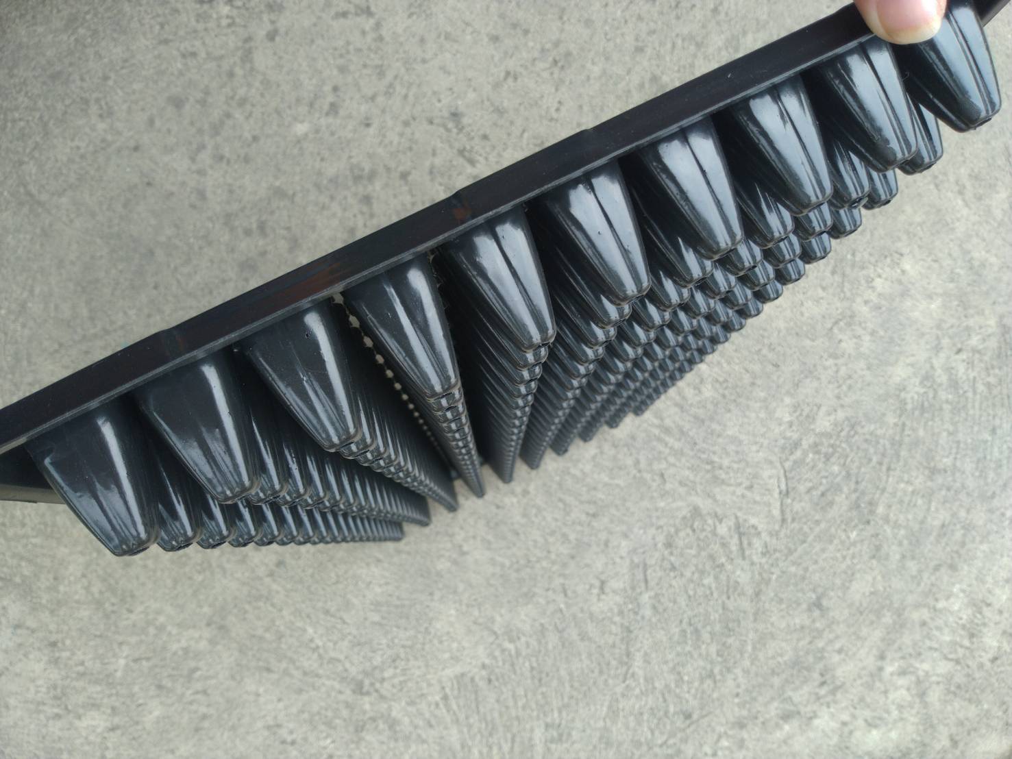 ถาดหลุมเพาะกล้าสีดำ 200 หลุม