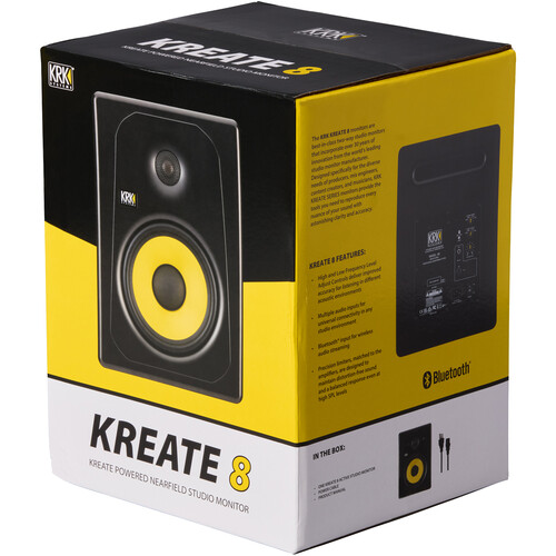 KRK Kreate 8 Active Powered Studio Monitor with Bluetooth (Single)