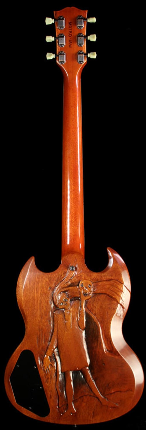 Gibson Custom Shop James A. Willis Mask of the Red Death SG Electric Guitar