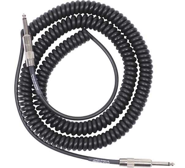 Lava Retro Coil 20 Foot Instrument Cable Straight-Straight Assorted Colors