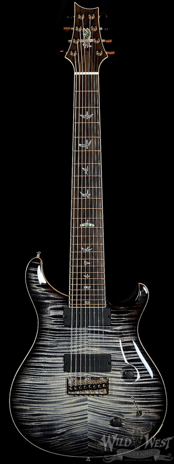 PRS August Guitar Of The Month Holcomb Custom 24 8-String Frostbite Glow (1 of 8 For The World)