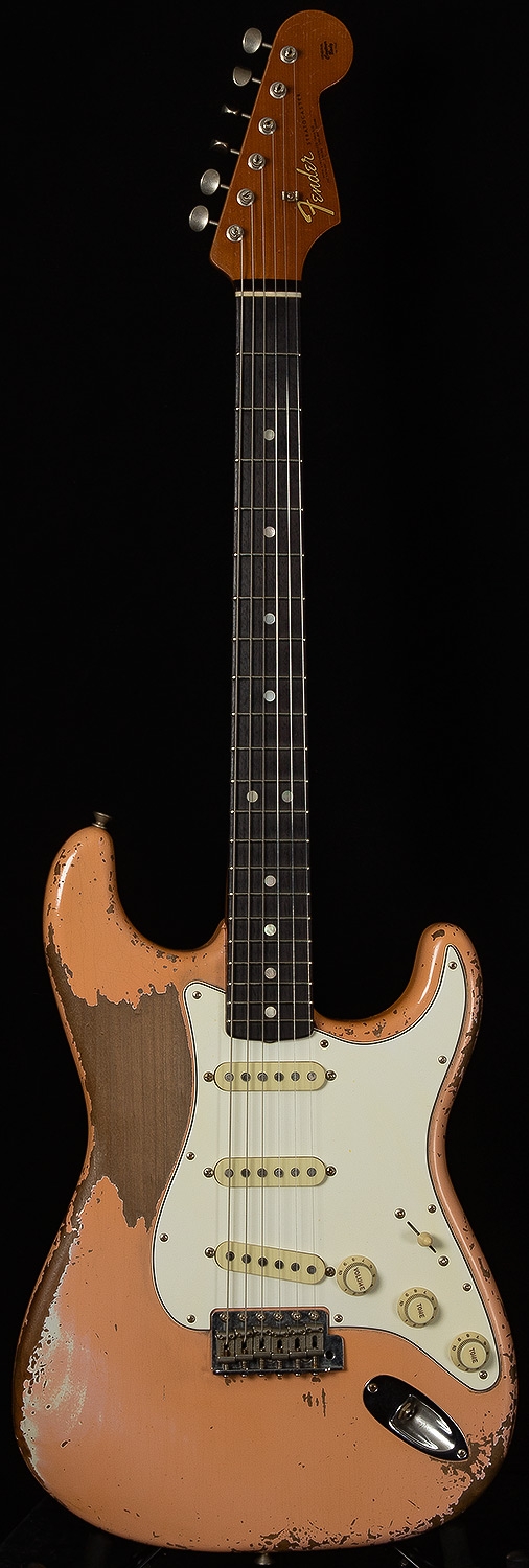Fender Custom Shop Masterbuilt Dale Wilson Dealer Select Wildwood 10 65 Stratocaster Heavy Relic - Faded Shell Pink