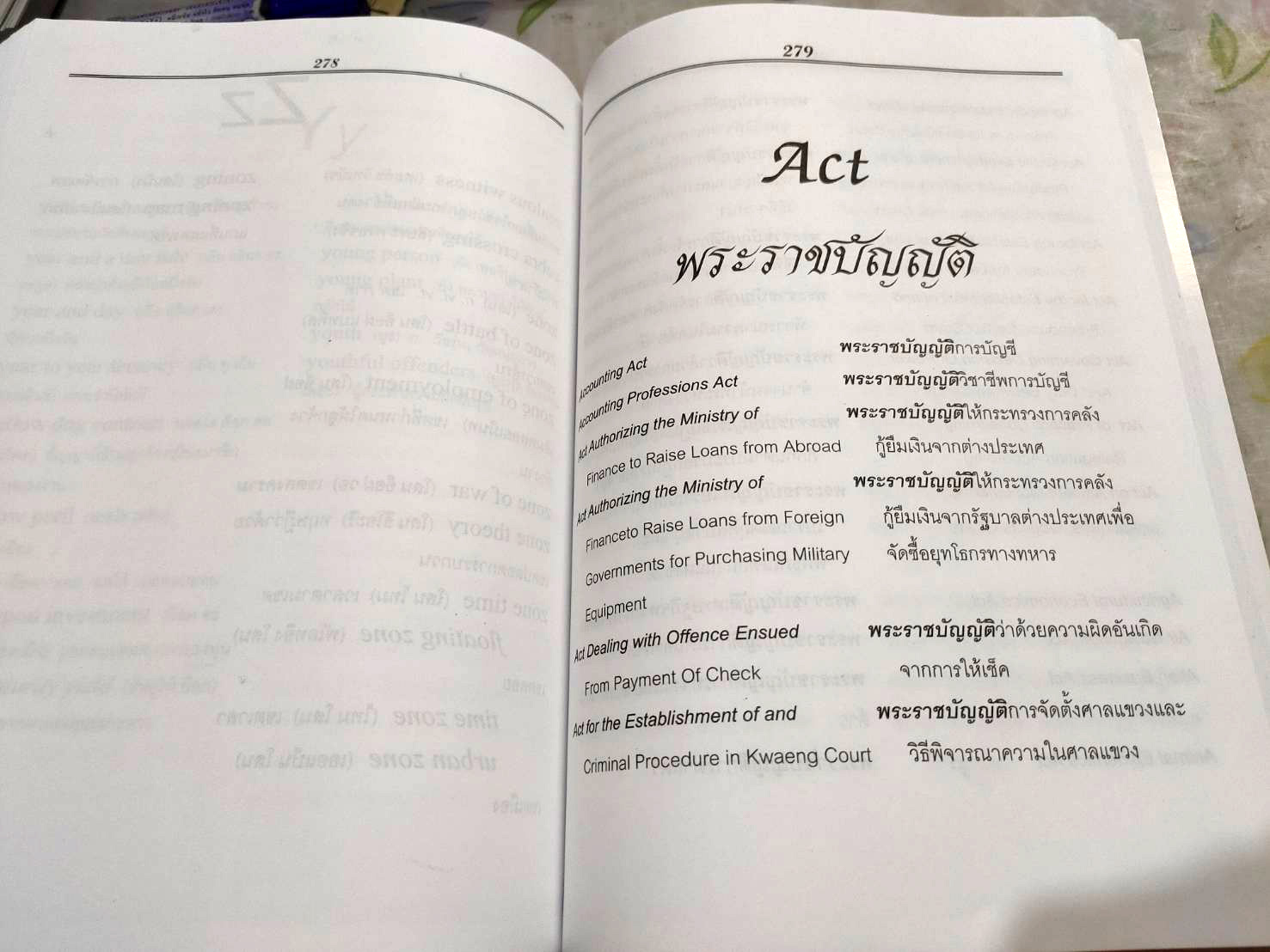 Thai Law Dictionary [English-Thai] เล่มใหญ่