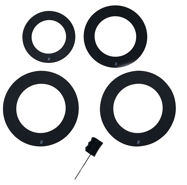TAMA Soft Sound Ring Set 22 , 20 , 18 in. Black