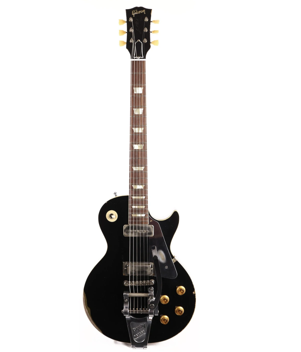 Gibson Custom Shop 1956 Les Paul Made 2 Measure Black over Gold