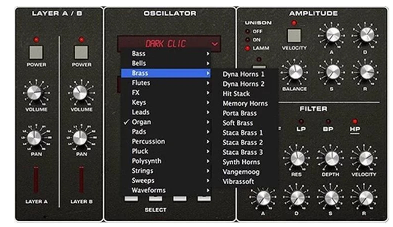 UVI PX Memories Vintage Analog Synthesizer Software