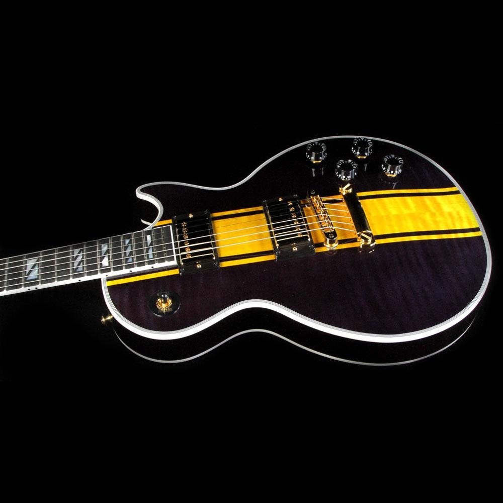 Gibson Custom Shop Limited Edition Les Paul Custom Scorpion Electric Guitar - Yellow Scorpion
