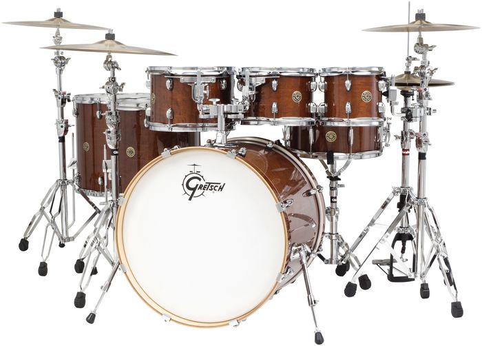 Gretsch Drums Catalina Maple 6-Piece Shell Pack with Free 8" Tom Aqua Sparkle
