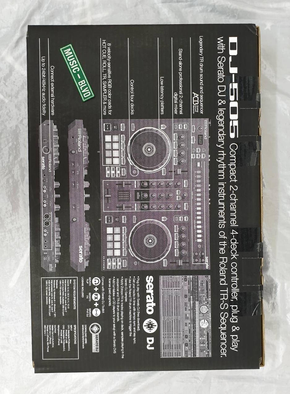Roland DJ-505 2-channel Serato DJ Controller with Drum Machine