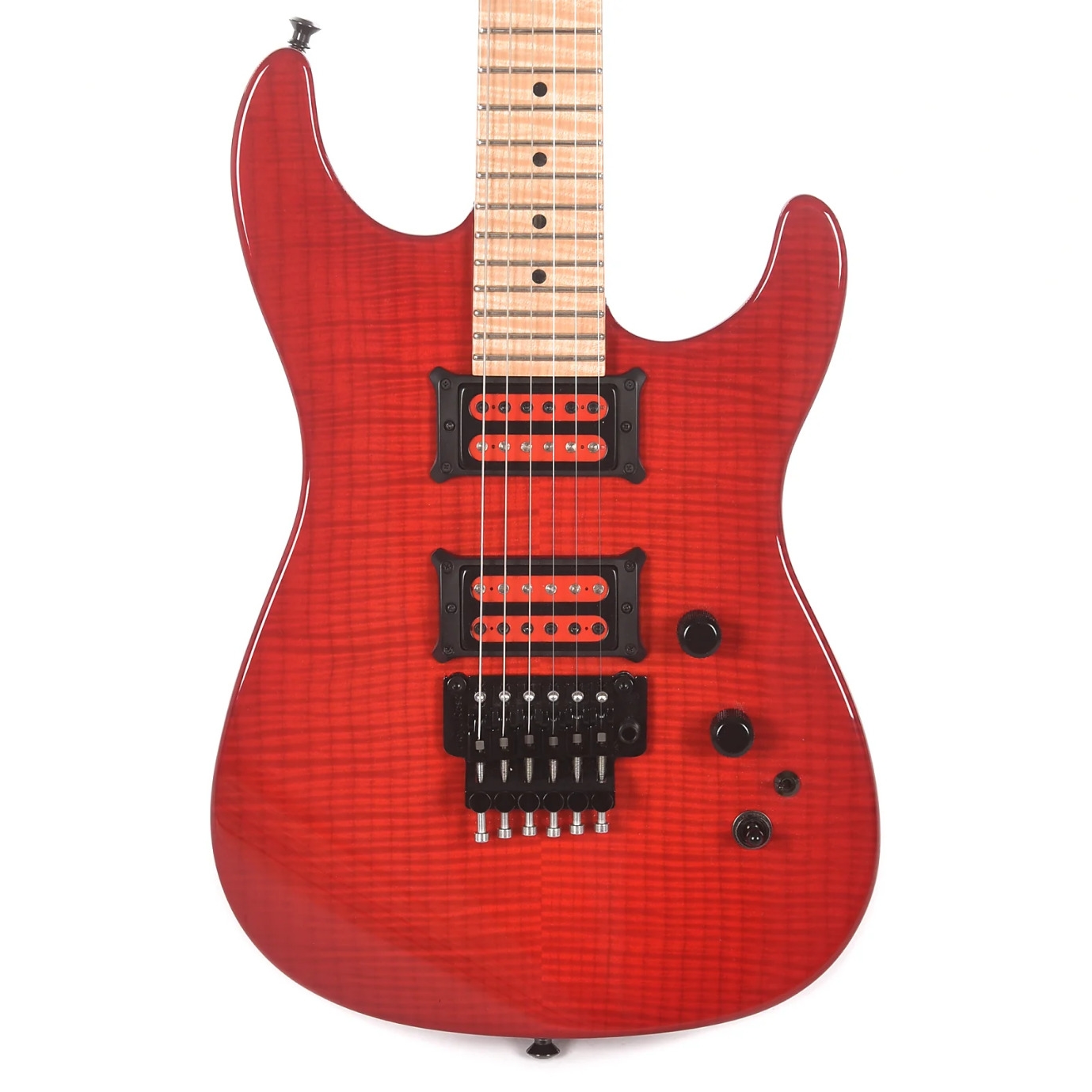 Fender Custom Shop 5A Flametop HM Stratocaster NOS Deep Trans Red Masterbuilt By John Cruz