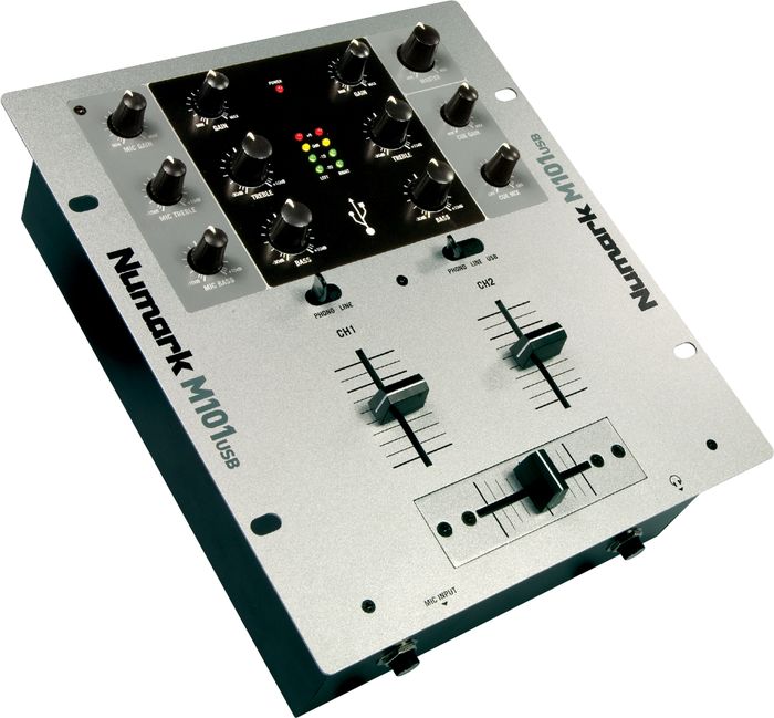 Numark M101USB 2-Channel DJ Mixer with USB