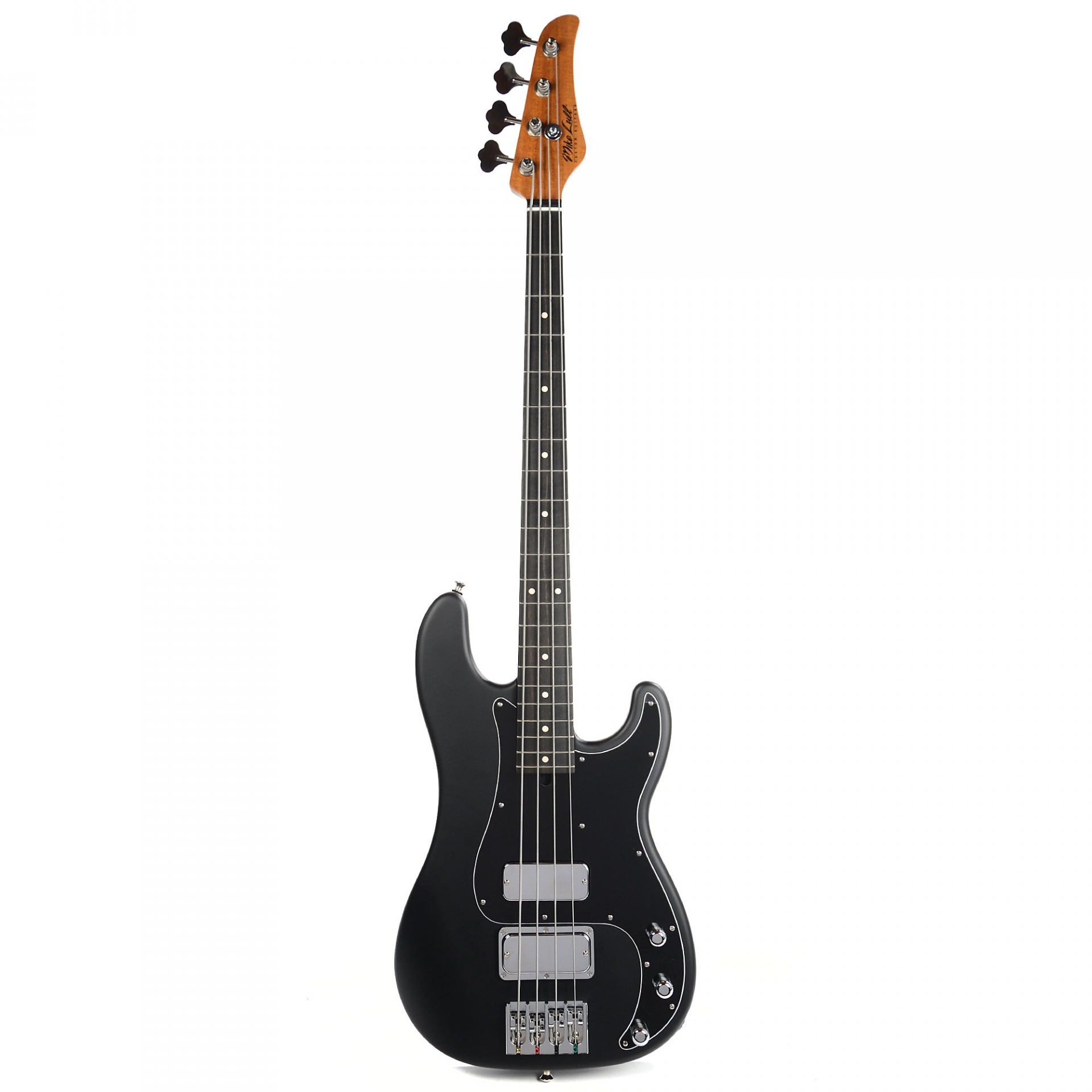 Mike Lull PT4 Mahogany 2-Pickup 4-String Bass Satin Black w/ProTec Gig Bag