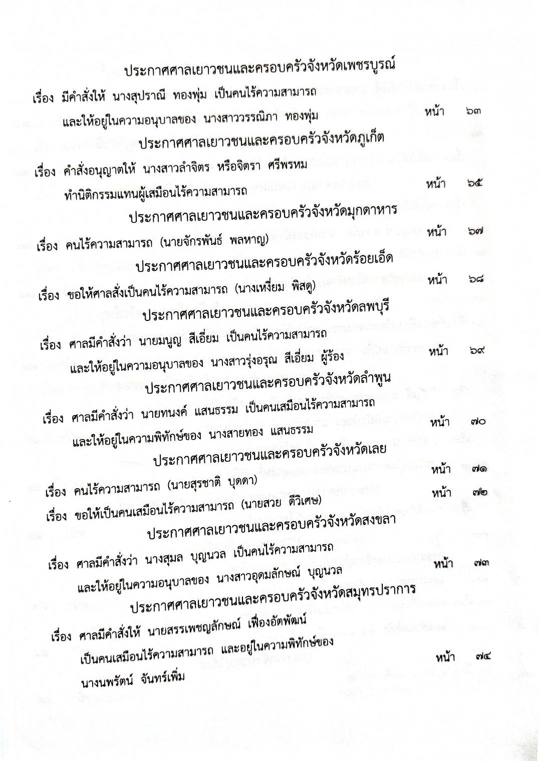 กฎหมายใหม่ 76/65 ประกาศกระทรวงการคลัง ฐานะการเงิน ฯ ประกาศศาลเยาวชนและครอบครัวจังหวัด.. สมาคม-มูลนิธิ