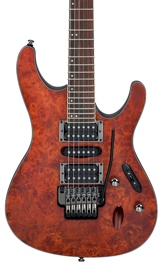 Ibanez S Series S770PB Electric Guitar Charcoal Brown Flat