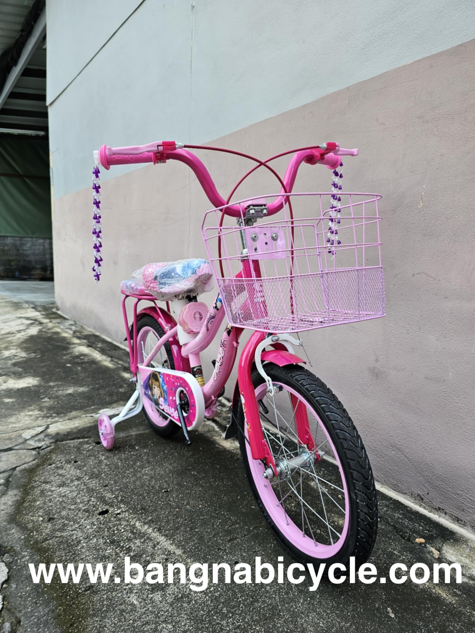 รถจักรยานเด็กผู้หญิง Sense 16 นิ้ว