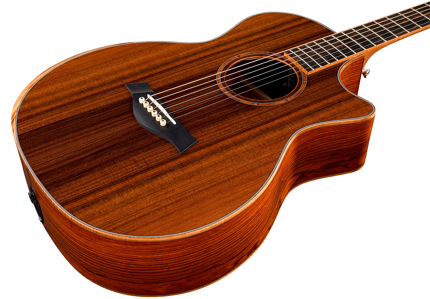 Taylor Custom Grand Auditorium 12-Fret #11090 Sinker Redwood and Cocobolo Acoustic-Electric Guitar Natural