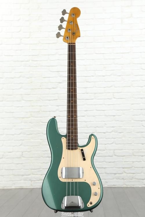 Fender Custom Shop Time Machine 1959 Precision Bass Journeyman Relic - Aged Sherwood Green Metallic