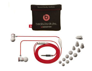 Monster iBeats Headphones with ControlTalk - In-Ear Noise Isolation - White
