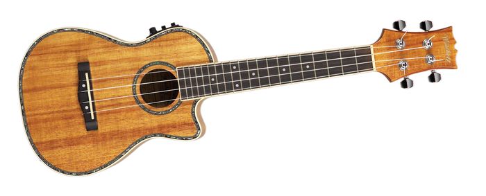 Mitchell MU100CE Acoustic-Electric Ukulele Natural Koa Natural Koa