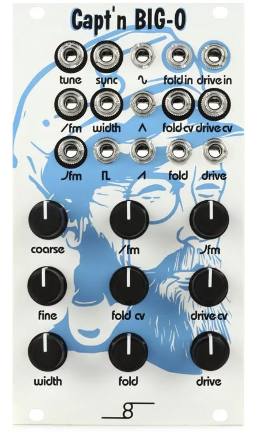 Cre8audio Capt'n Big-O Eurorack VCO Module with Waveshaping