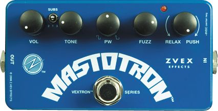 ZVex Vextron Series Mastotron Fuzz Guitar Effects Pedal(Blue)