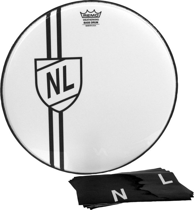 Remo Vintage Shield Graphic Bass Drumhead