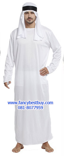 ชุดแฟนซีผู้ชาย ชุดประจำชาติอาหรับ Arabian Sheik ขนาดฟรีไซด์