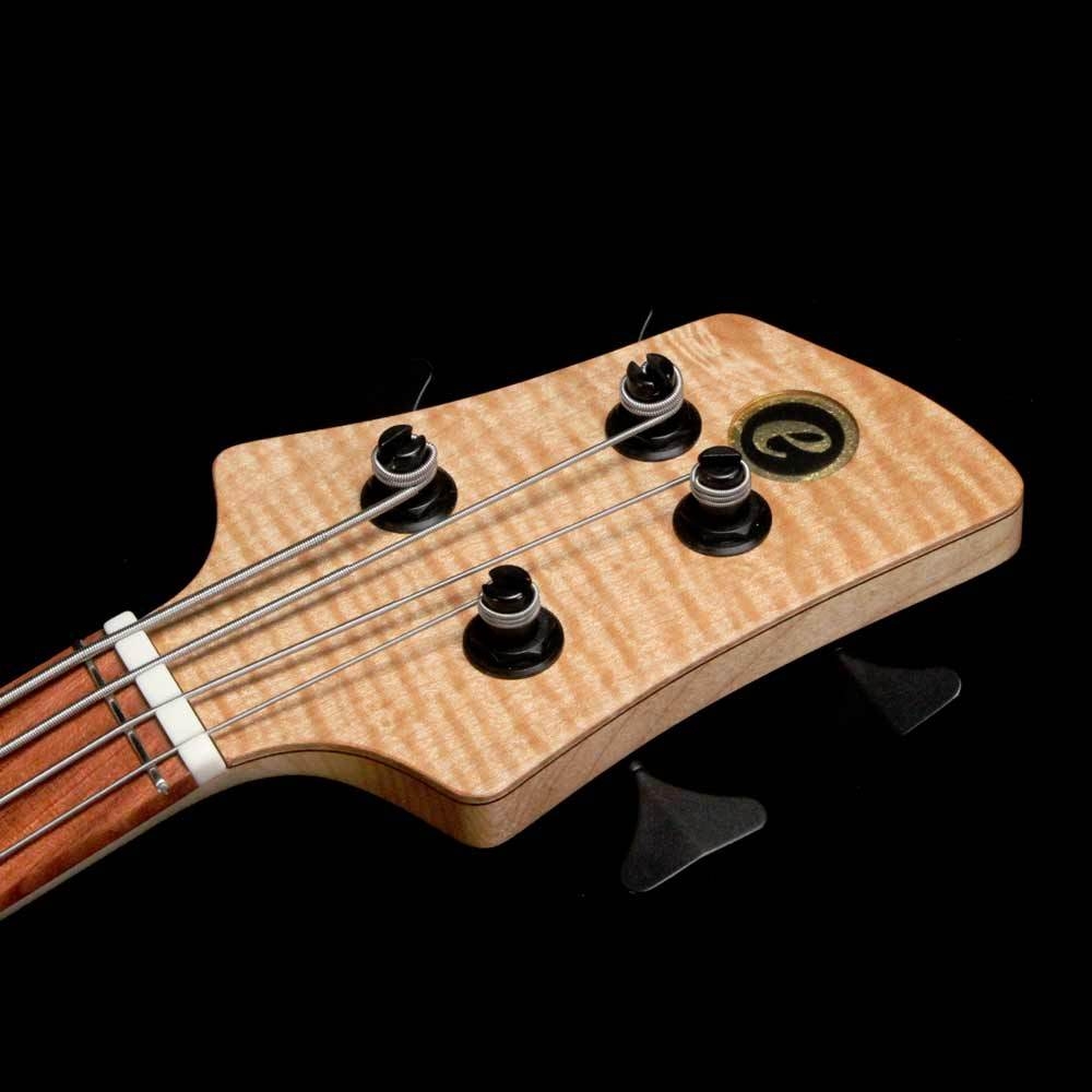 Elrick eVolution Gold Series 4-String Bass Flame Maple Top - Natural