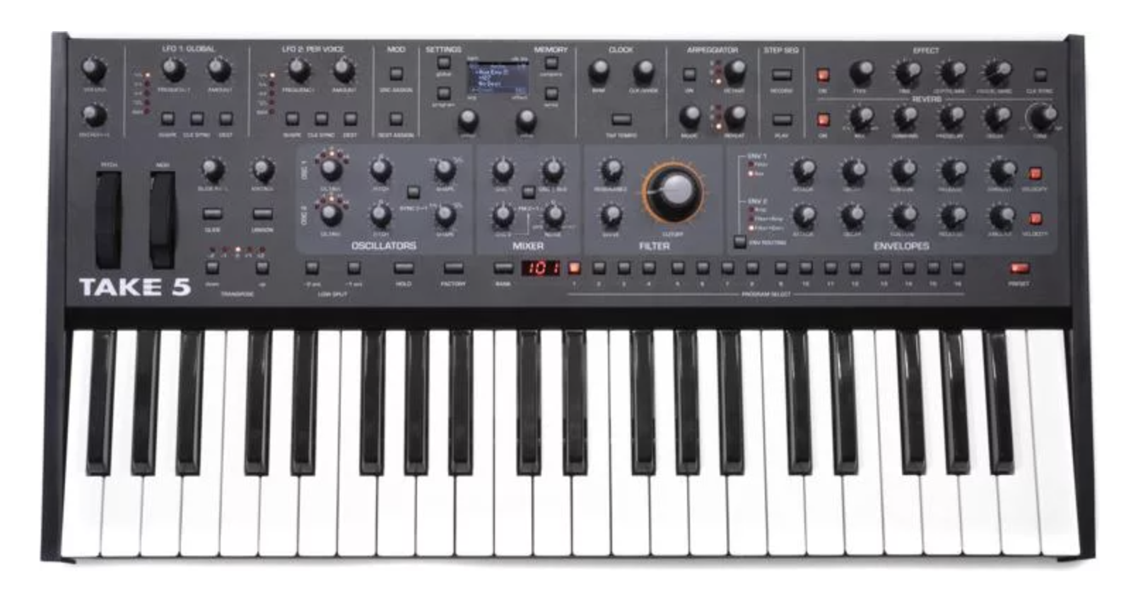 Sequential Take 5 Compact Polyphonic Analog Synthesizer
