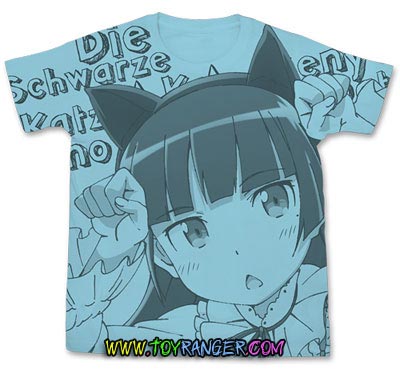 เสื้อยืด Oreimo - Kuroneko AQUA BLUE (L,แท้)