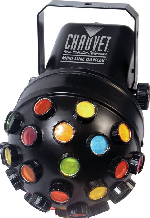 Chauvet Mini Line Dancer Sound Activated Fan Beam Effect Light
