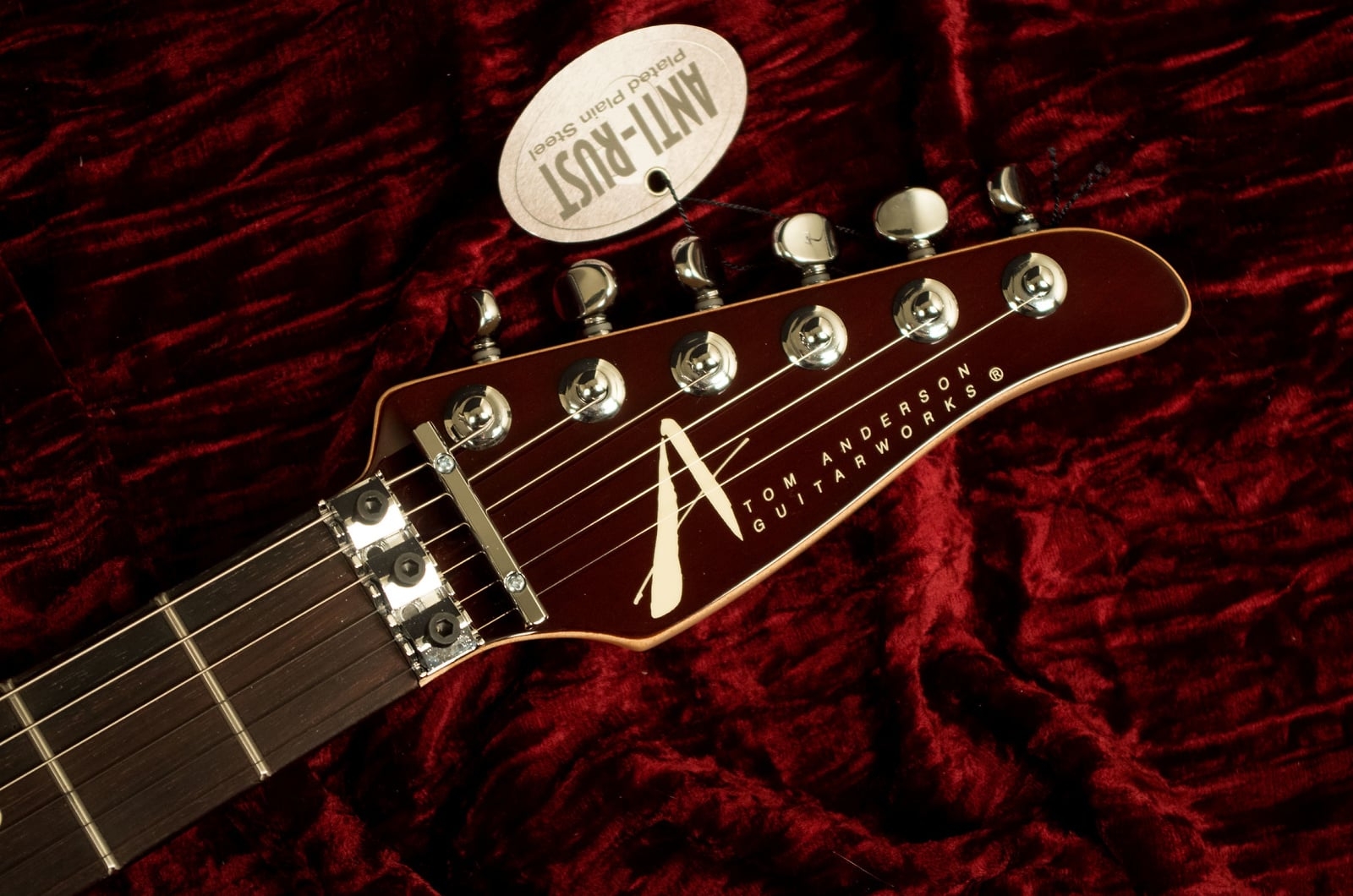 Tom Anderson Angel Tiger Eye Electric Guitar - Quilt Maple Top on Alder Body