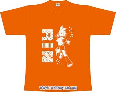 เสื้อยืด Kagamine Rin Len 6th Anniversary "Pushing Rin-chan!" (L,แท้)