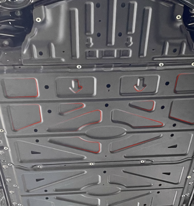 แผ่นกันกระแทกใต้ท้อง แผ่นใต้ท้อง ครอบแบตเตอรี่ BYD Seal ราคาถูก