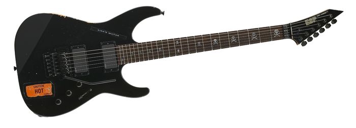 ESP Kirk Hammett Signature KH-2 Vintage Electric Guitar Distressed Black