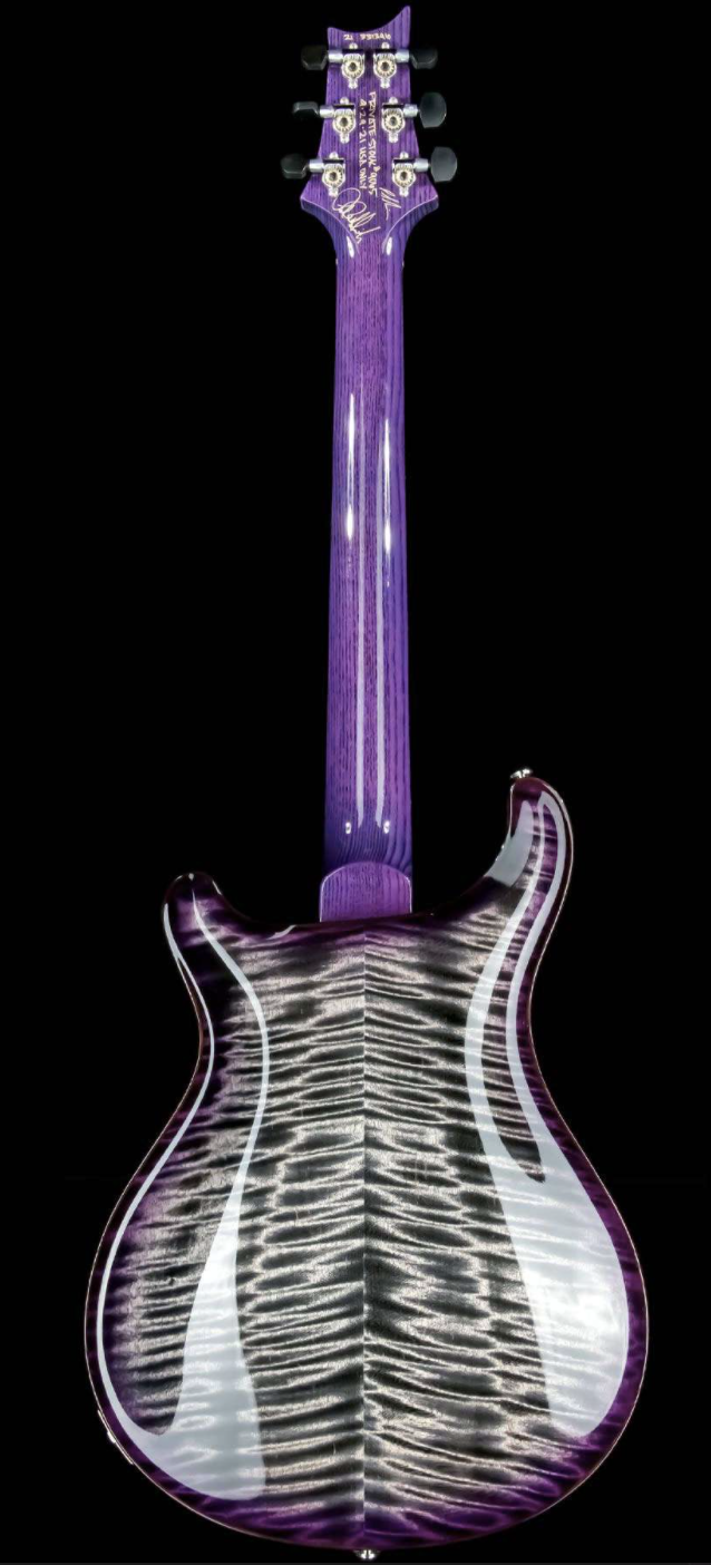 PRS Private Stock 9065 McCarty 594 Hollowbody II Curly Maple Top Brazilian Rosewood Board Charcoal Purple Burst