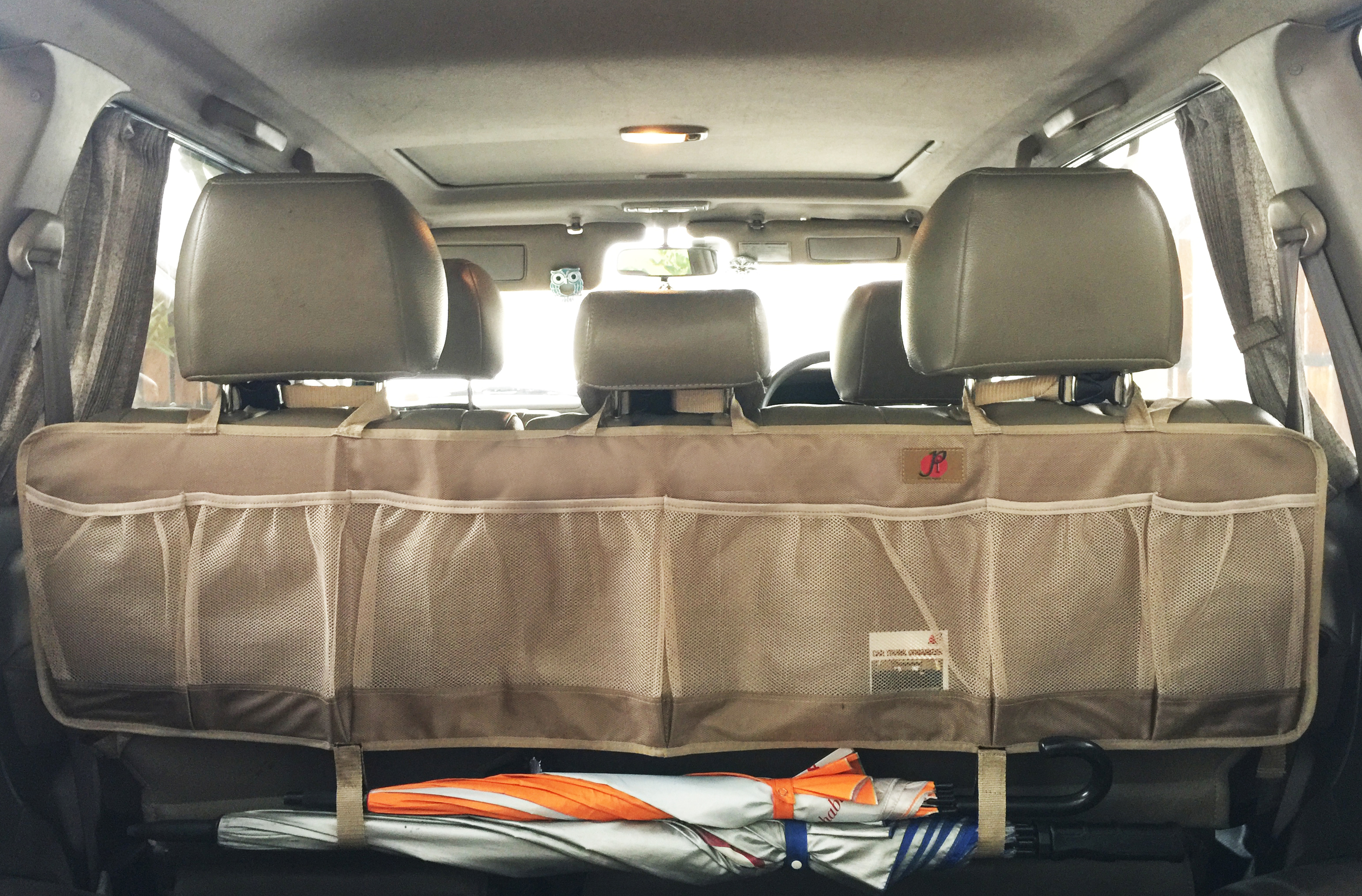 ที่เก็บของในรถ/อุปกรณ์เสริมรถยนต์ CRV ,SUV ,MPV ,Fortuner (สีเบจ)